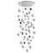 Cwi Lighting Salvador 32 in LED Integrated Polished Nickel Chandelier 1673P32-23-613 - alternate 4